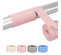 8 X 200cm Outdoor Pipe Insulation Wrap, Soft Foam Pipe Cover Tape with Strong Adhesive Backing, Excellent Flexibility, for Indoor and Outdoor Use, Self Adhesive Foam Pipe Insulation(Pink,2pcs)