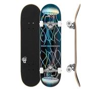 8" x 32" Enuff Abyss Hologram - Jellyfish - Complete Skateboard - 7 Ply Maple Deck and Premium Components: Decade Pro Trucks, Super Soft 53mm XX Wheels, ABEC-7 Chrome Bearings, Skull Icon Grip Tape
