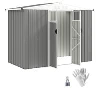 8 x 4 ft Garden Storage Shed, Outdoor Metal Shed