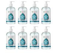8 x 500ml Hand Sanitiser 70% Alcohol Gel Anti Bacterial Viral Eliminating Formula Gel Alcohol Anti Bacterial Formula Pack of 8