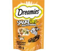 8 X 55G Dreamies Shakeups Rockin Roost Cat Treats