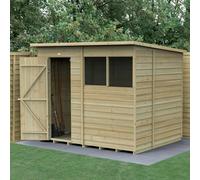 4LIFE Pent Shed 8x6 - 1 / Installation Included / Without Base / 2