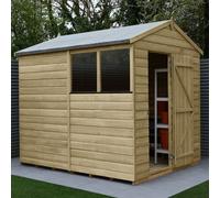 8 x 6 Forest Beckwood Apex Shed Shiplap 25yr Guarantee