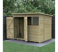 Beckwood Pent Shed 8x6 - Installation Included / 2 / Without Base