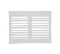 8" x 6" Inch / 200 x 150 mm White Air Vent Cover - Steel Return Air Grilles - for Ceiling and Sidewall - HVAC - with Insect Protection Screen (7.87 x 5.90 Inch, White)