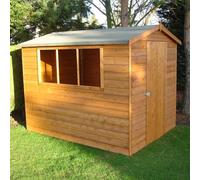 8 x 6 Shire Lewis Premium Apex Shed in Shiplap