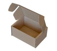 8" x 6" x 4" 203mm x 152mm x 102mm Brown Die Cut Folding Lid Postal Cardboard Boxes Small Mailing Shipping Cartons Qty 50