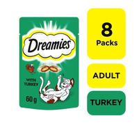 Dreamies Cat Treats 60g - with Turkey