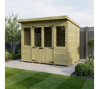 8 X 7 Pent Summer House - Diy Sheds