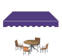 8' x 7' Purple Retractable Patio ning Replacement Fabric - Manual Sun e Cover for Window & Door Outdoor ning Cloth (16x8ft/500x250cm)