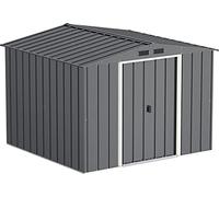 8 x 8 (6.35 m2) Metal Garden Storage Shed, Hot-Dipped Galvanized