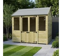8 X 8 Apex Summer House - Diy Sheds