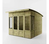 8 x 8 Premium Helios Summerhouse Curved Roof
