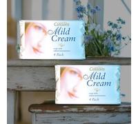 8 x 85g Cussons Mild Cream Bar Soap - Gentle Cleansing with a Nourishing Formula(Total 680g)