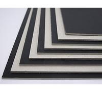 8 x A3 Greyboard Black 1 Side Craft Card 2000mic 2mm