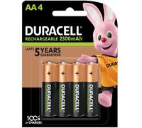 8 x AA DURACELL Rechargeable 2400 mAh NI-MH Batteries 2400mAh HIGH CAPACITY
