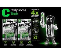Energizer ACCU Power Plus AA Rechargeable Batteries NiMH 2000mAh - 4 Pack