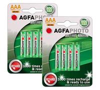 8 x AGFA AAA NiMh Cordless Telephone Rechargeable Batteries - BT, Panasonic, Philips, Siemens