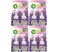 Air Wick |Purple Lavender Meadow |Plug in Air Freshener Refill |19ml| Pack of 8