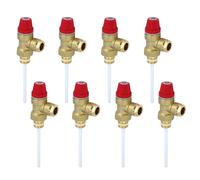 8 x Altecnic Caleffi Temperature & Pressure Relief Valve 1/2″ 7 Bar 90°c 309470 (Eight Pack)
