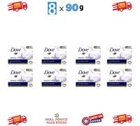 8 x BARS OF DOVE ORIGINAL BEAUTY CREAM SOAP BARS 90g SOFT SMOOTH face