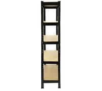 Monster Racking 8 X T-Rax Black Metal Racking Units 75Cm X 150Cm X 30Cm