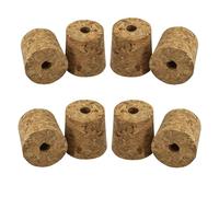 8 x Bored Cork Bungs, Traditional Cork Stoppers for Homebrewing, Homemade Wine, Cider, Mead and Beer, Fermentation, Brewing
