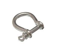 8 x Bow Shackle PIN Chain Hitch Links 6MM GALVANISED Steel