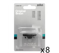 8 x Braun Cutter Block Flex Control Shaver 5 586 767 - 585 / 586 5403 5434 5437