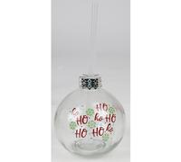 8 x BURI Drinking Glass Christmas Tree Bauble 400 ml Straw Christmas Winter Tableware Set Party Christmas Drinking Glasses Family