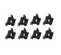 8 x CHAUVET CLP-10 CLP10 HALF COUPLER DJ LIGHTING FIXTURE CLAMP WITH INSERTS
