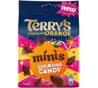 8 X Chocolate Orange Minis Exploding Candy 105g Delicious Tasty And Twisty Treat Gift Hamper For Birthday,Christmas,Easter,New Year