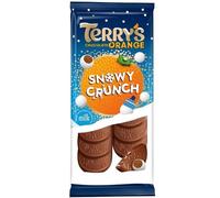 8 X Chocolate Orange Snowy Crunch Tablet 90g Delicious Tasty And Twisty Treat Gift Hamper For Birthday,Christmas,Easter,New Year
