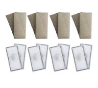 8 x Compatible Foam and 8 x Compatible PolyMax ClearMax Filter Cartridges Compatible With Fluval U2 Internal Filter