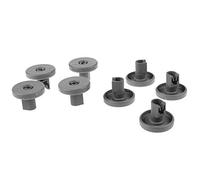 8 x Dishwasher Universal Lower Basket Wheels (Compatible with Electrolux, Zanussi, Aeg, Tricity, Juni, Favorit, IKEA, Privileg, UVM) by DELIAWINTERFEL