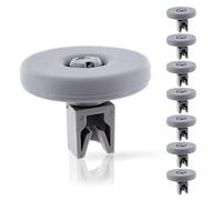8 x DL-pro Basket Wheels for AEG Electrolux Zanker Juno Zanussi 5028696500/4 50286965004 for AEG Favourite for Lower Basket Dish Basket Dishwasher Dishwasher