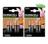8 x Duracell AAA 750 mAh Rechargeable Batteries NiMH ACCU LR03 HR03 DC2400 Phone
