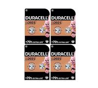 8 x Duracell CR 2025 (4 Blister Packs with 2 Batteries) 8 Batteries (CR 2025)