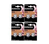 8 x Duracell CR 2430 (4 Blister Packs of 2 Batteries) 8 Batteries (CR2430)