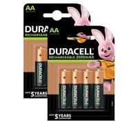 8 X Duracell Duralock AA 2500mAh Batteries Rechargeable Ultra LR6 NiMH Battery