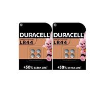 8 x Duracell LR44 (2 Blister Packs of 4 Batteries) 8 Batteries (A76/V13GA/76A)