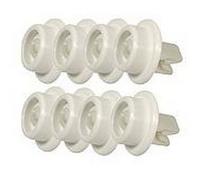 8 x Electrolux Zanussi Aeg Tricity Dishwasher Lower Basket Wheels 50269923004