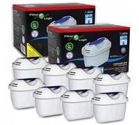 8 x Filterlogic FL-402H Universal Water Filters compatible with Brita Maxtra