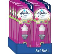 8 x Glade Sense And Spray Refills - Relaxing Zen (8 x 18 ml)