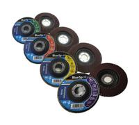 8 X Grit Flap Discs 115mm Mixed Angle Grinder Wheels 40 60 80 120 Sanding 4.5 Inch