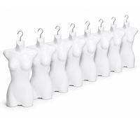 8 X Half Shell Mannequin Female Torso Display Dummy Dress Torso