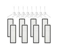 8 X HEPA Filter 8 X Side Brush. Compatible For Dreame L10S Ultra Spin Edge Side Brush Hepa Filter Robot Vacuum Cleaner Replacement Accessory Kit