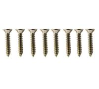 8 X Humbucking Pickup Ring / Surround Screws - Short - Nickel