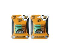 8 X Jcb AAA 900mAh Rechargeable Batteries LR03 Hr03 Charged And Ready To Use