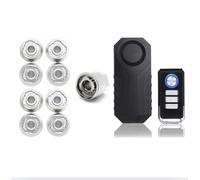 8 x M8 Fits TentBox/Roof Tent - Premium Theft Prevention HIGH Security Nuts, Tamperproof Locking Set + 113db Roof Tent Security Motion Sensing Anti-Theft LOUD DETERRENT Alarm BUNDLE